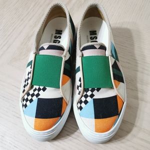 MSGM Canvas Sneakers